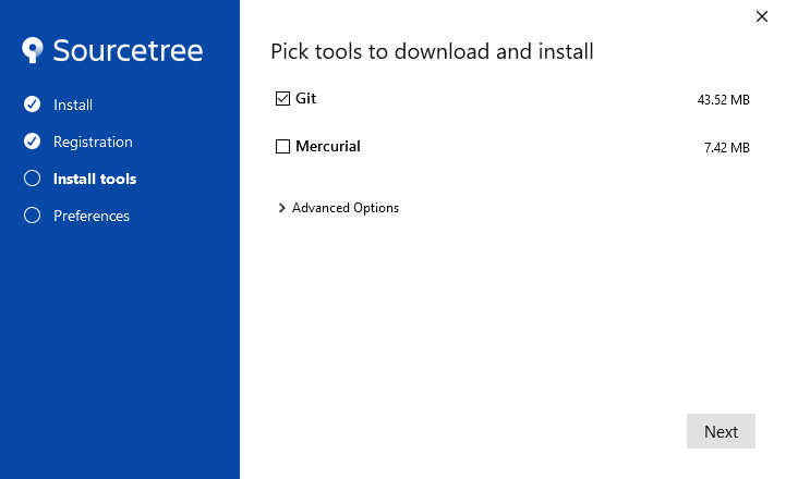 SourceTree tools to install